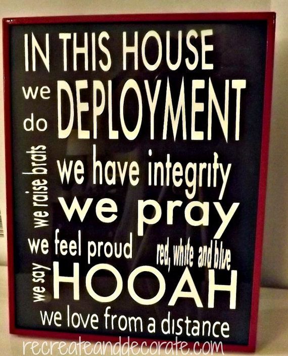 Army~In this house decal by decaldecorandmore on Etsy, $15.00