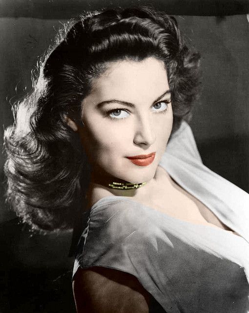 Ava Gardner – just finished her autobiography.  Old glamorous movie stars are fa