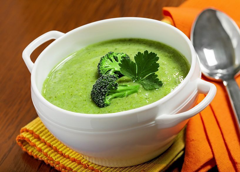 Creamy Broccoli Turmeric Soup with avocado is so good and packed with nutrients