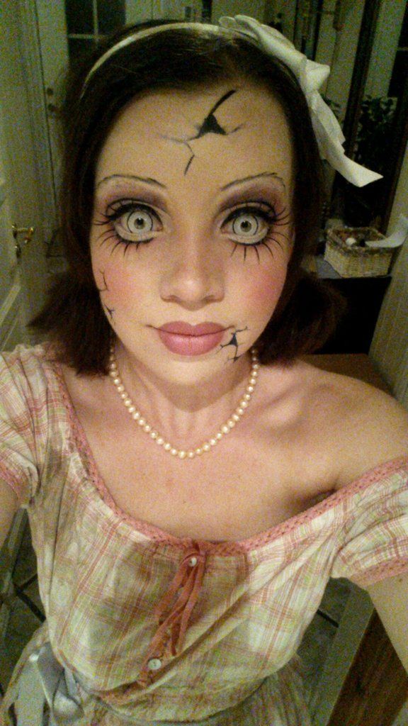 Creepy Doll makeup