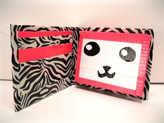 cutetst duct tape wallet everr! wish i could make that!!