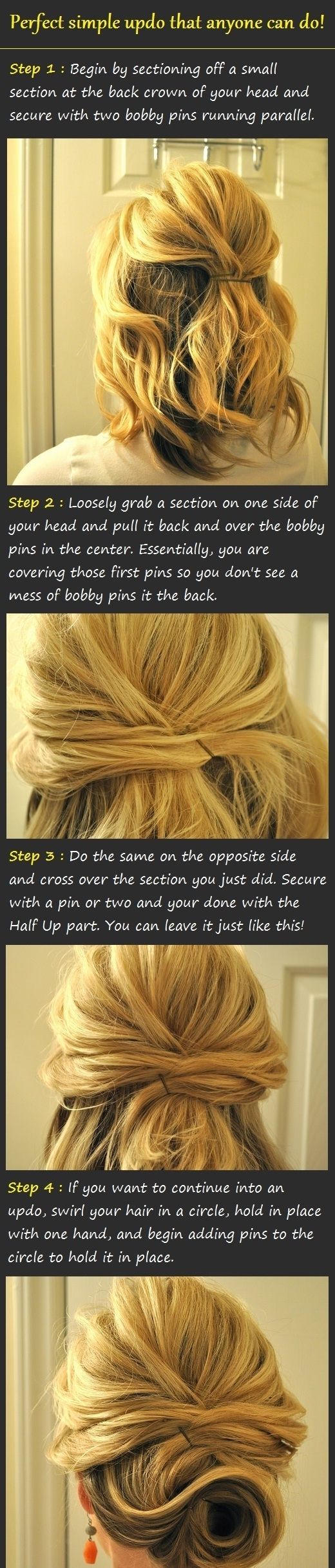 DIY Bun Hairstyle Pictures, Photos, and Images for Facebook, Tumblr, Pinterest,