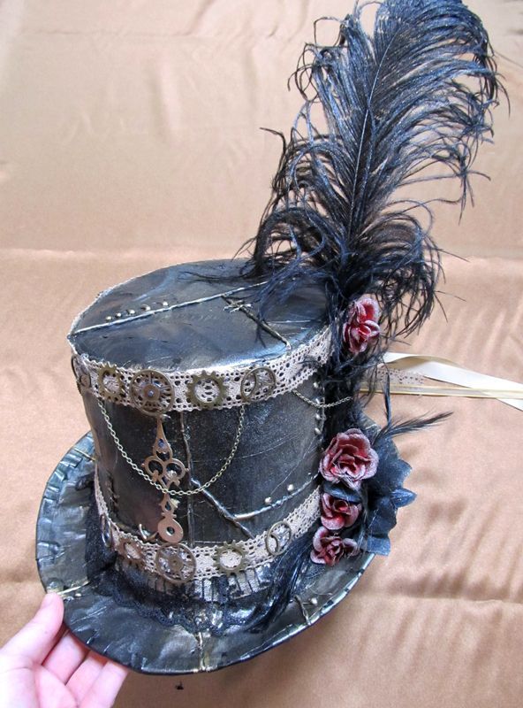 Diy Duct Tape Steampunk Top Hat. I would actually just do the top hat and not wo