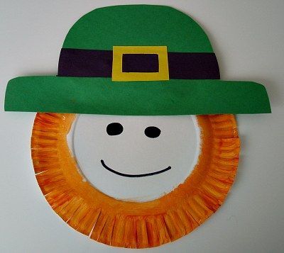 Easy paper plate St Pattys project  supplies you will need:    Paper plate  Oran