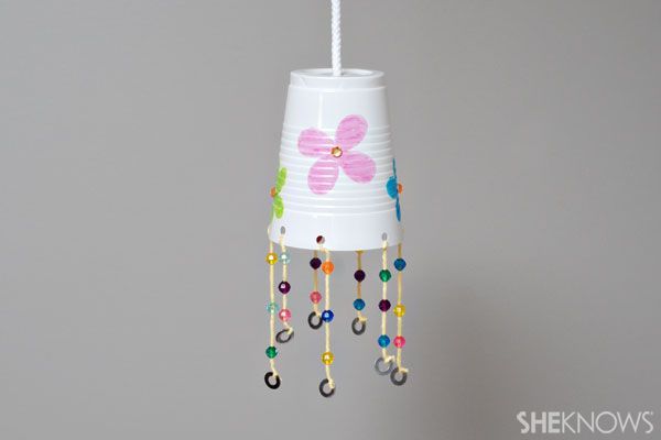 Easy wind chime craft for example of the idea that we cannot see the wind yet we