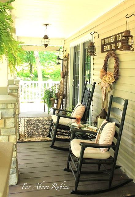Far Above Rubies: Vintage, Southern front porch