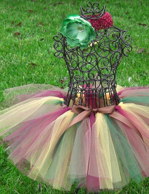 Girls Tutu- Autumn Tutu–ENCHANTED FOREST- Girl Autumn tutu- Fall tutu- Woodland