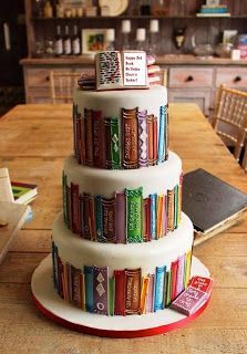 Have your cake and read it, too!!~ I would die if I was given this for my birthd