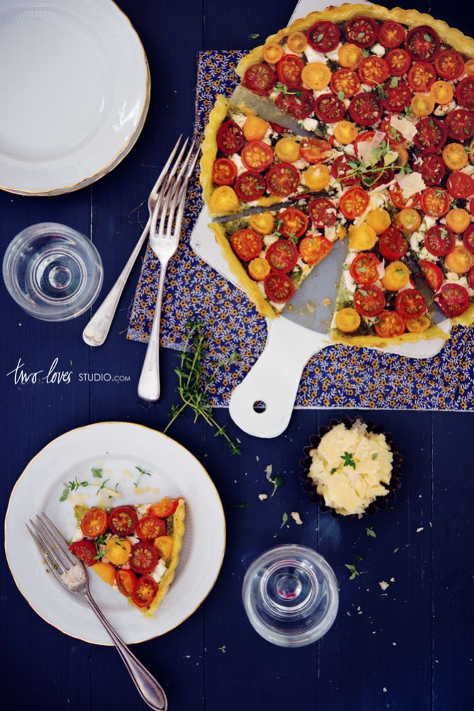 Heirloom Cherry Tomato Tart