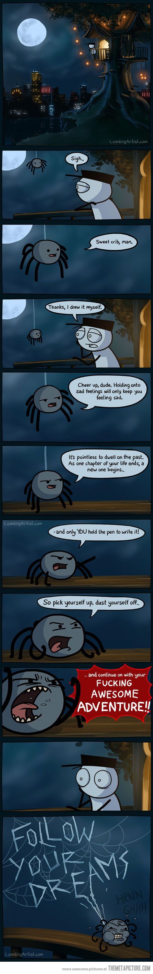 Inspiring Spider