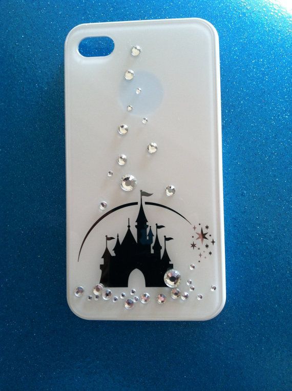 iPhone 4 and iPhone 4S Disney Castle Swarovski crystals case