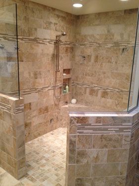 KC Master Bathroom Remodel | Walk In Shower
