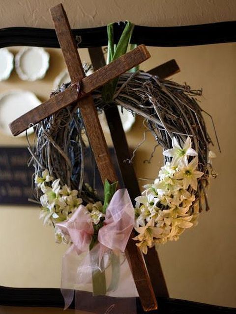 Love this Easter wreath