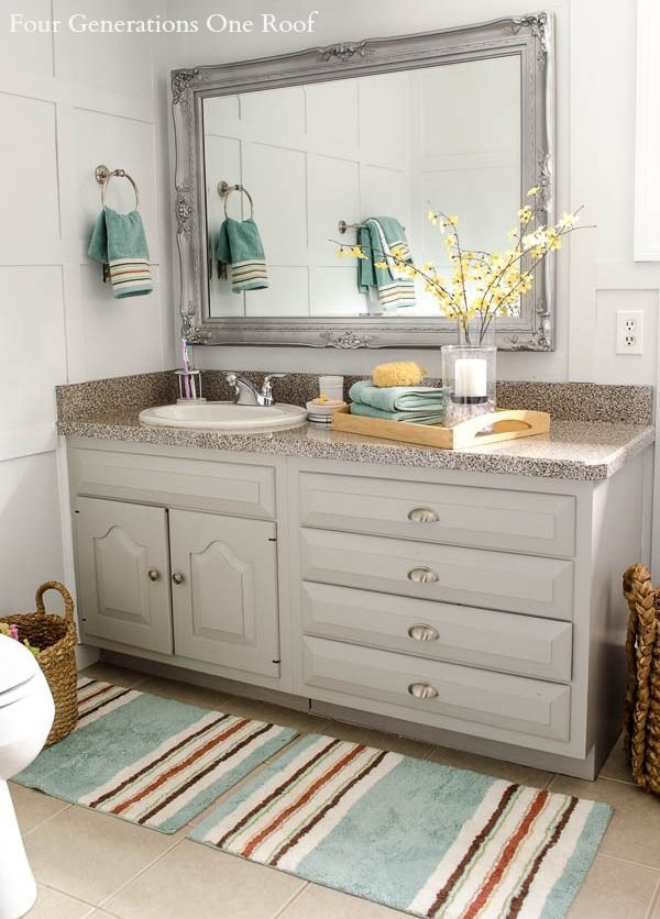 Modern Cottage bathroom refresh with Better Homes and Gardens @Mandy Bryant Dewe