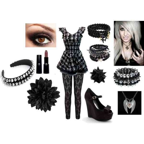 My emo outfit, created by emo-gothchick on Polyvore