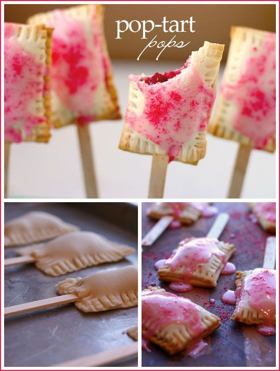 Poptart Pops. I want to make sweet and savory. Apple butter pop tart with crumb