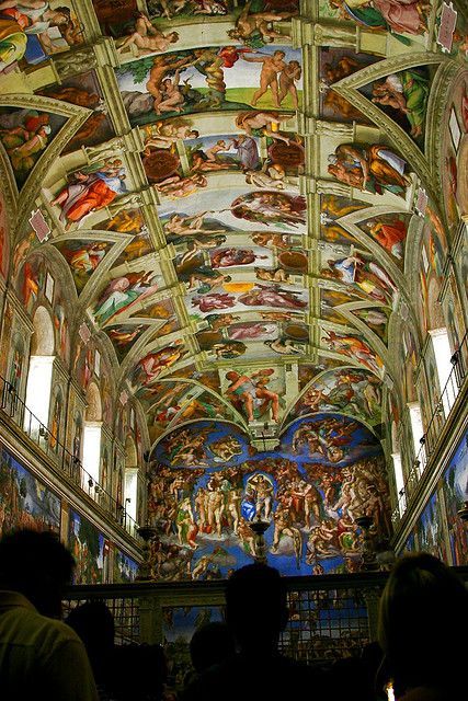 Sistine Chapel | The Vatican…. Sneaky tip!  When you exit, sneak out the right