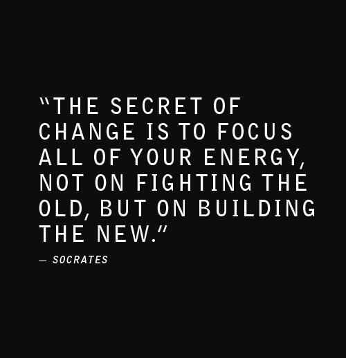 The Secret of Change….Its true, the old is gone. Its really gone. But take all