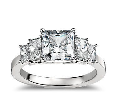 This is my most wanted ring yet….Four Stone Square Brilliant Diamond Engagemen