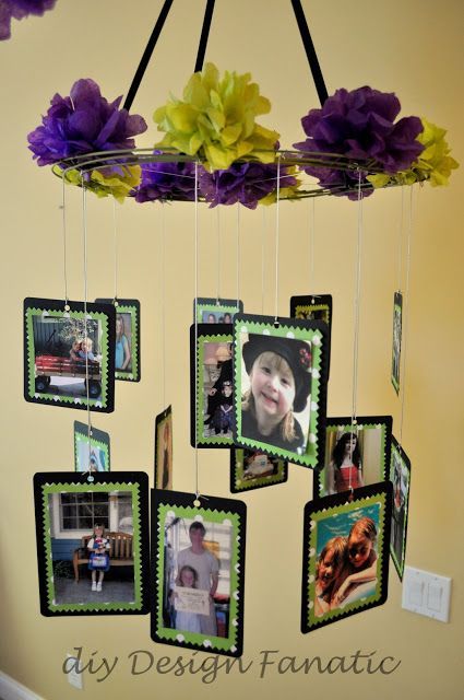 Tips for Planning A Graduation Party… including this Photo Mobile Idea  .