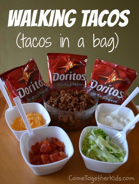 Walking Tacos (aka tacos in a bag)