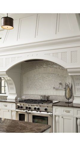 White kitchen backsplash – #kitchen #tiles