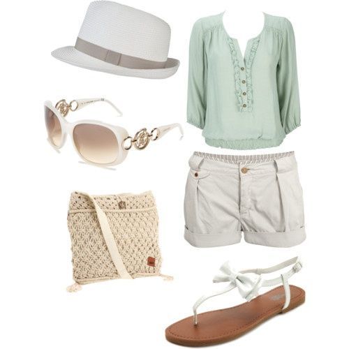 white summer outfit – polyvore