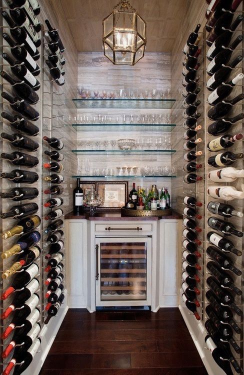 Wine Cellar Inspirations via LOVE LETTERS TO HOME.