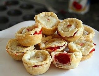 YUM!!! Mini Cherry Pies!!! So cute & easy!