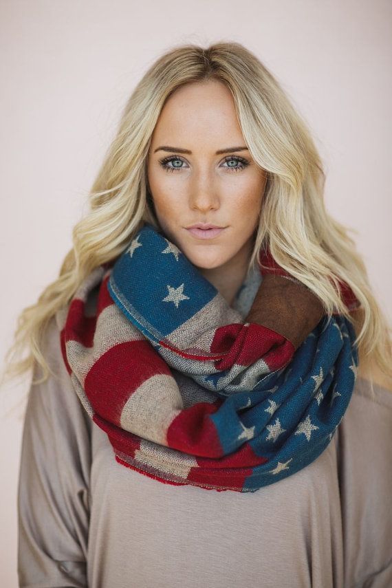 American Flag Scarf