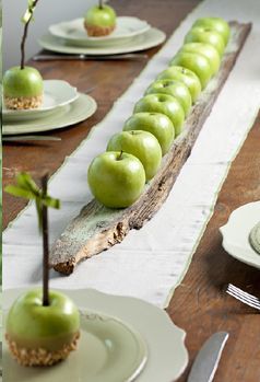 Apple centerpiece by Petit Gateau concept parties.