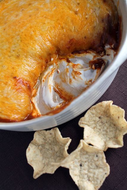 Chili Cheese Dip! Never tried it w/ cream cheese. We always make ours with: one