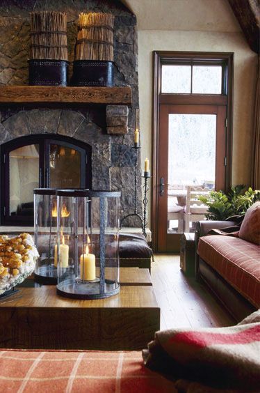 #Fireplaces are a gorgeous decor piece when done with thought and soul. Ambiance