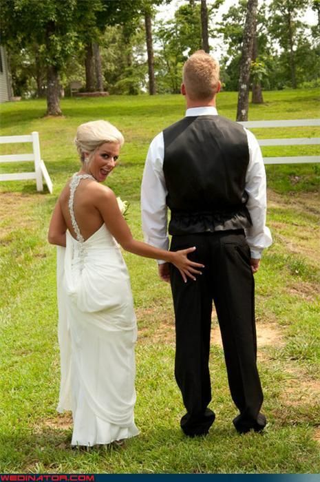 Funny Wedding Photos – Mrs. Grabbypants