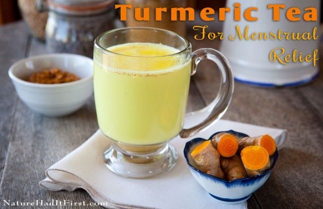 Got Menstrual Cramps and Heavy Bleeding during your period? Tumeric Tea to the r