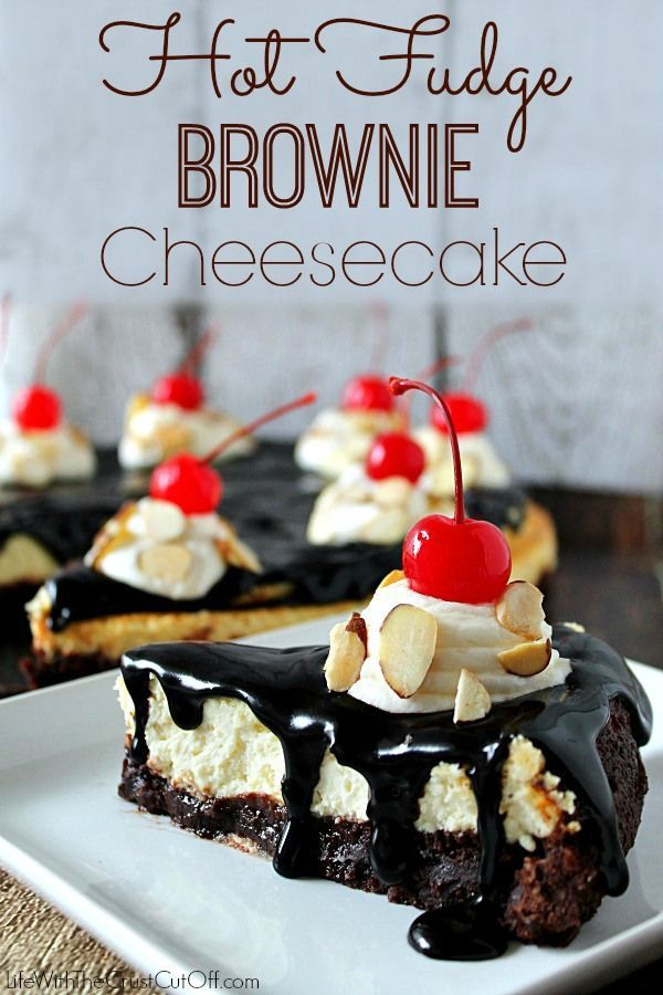 Hot Fudge Brownie Cheesecake. Copycat of The Cheesecake Factorys delicious chees
