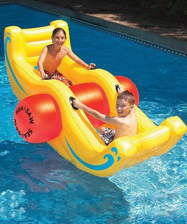 How fun would this be at the lake!  Sea-Saw Rocker Float by Swimline on #zulily