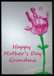 Mothers Day Card Ideas  Grandparents Day Card  Spring Card  Nifty Tip:    I alwa