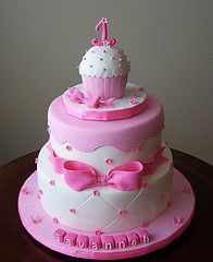 Pink Birthday cake