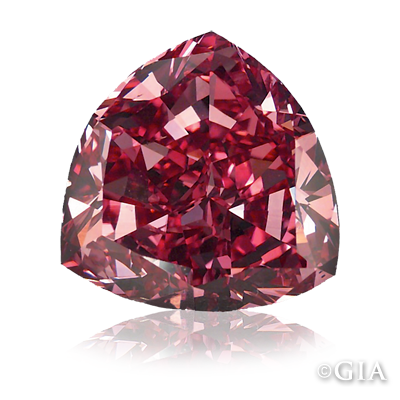 Red Diamond. Natural-color red diamonds are among the rarest available. GIA. (02