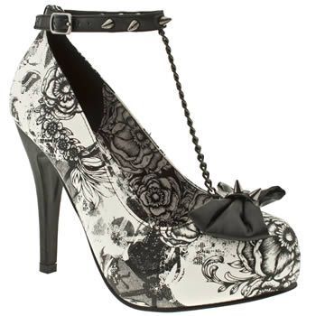 These shoes are edgy with a girly touch! Perfect for injecting personality in to