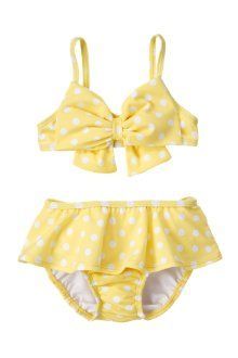 Toddler Girls’ Gymboree Yellow Polka Dot Skirted Bikini