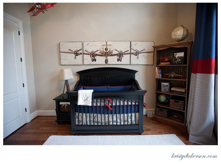 Vintage Airplane Art – possible DIY with large photocopy transfers on wood panel