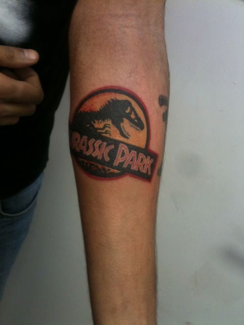 YES. This tattoo is made of awesome. I love Jurassic Park!