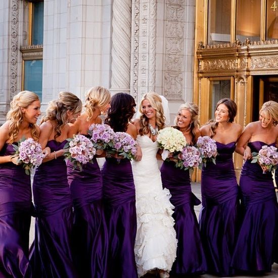 Dark Purple Bridesmaid Dresses #long #purple #strapless www.facebook.com/…