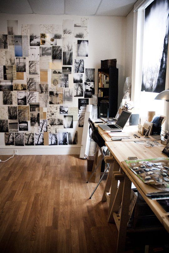 designer/ artist/ photographer s room inspiration!!  Julias Solo Artist Space  S