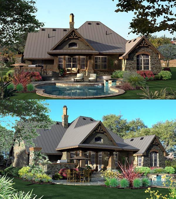 House Plan 65871 | Craftsman European Plan with 2106 Sq. Ft., 3 Bedrooms, 3 Bath