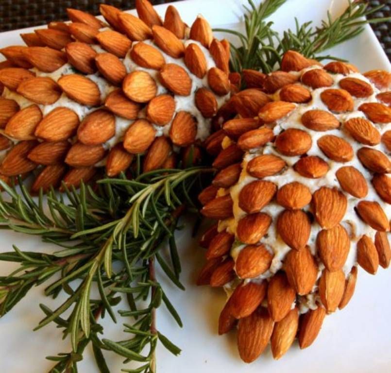 I totally love this pinecone cheeseball! Perfect for an office Christmas party!