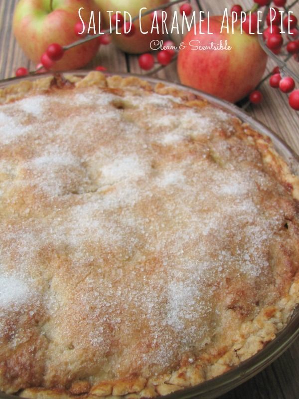 Salted Caramel Apple Pie Recipe Hubby loves his apple pie, this one is going to