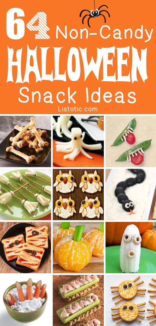 The ULTIMATE list of Halloween snacks and treats. Lots of non-candy ideas!!